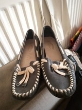 Fatface Bickyon Moccasins Navy