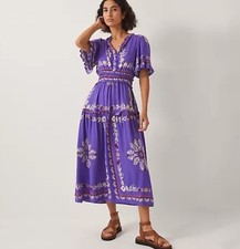 Monsoon Lenora Print Midi