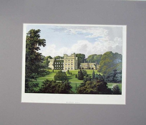 Original old vintage print - original,