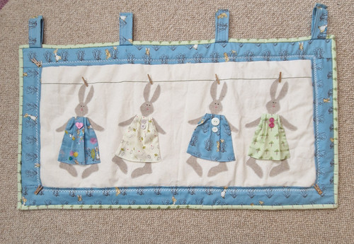Handmade quilted bunny - quilted, rabbit