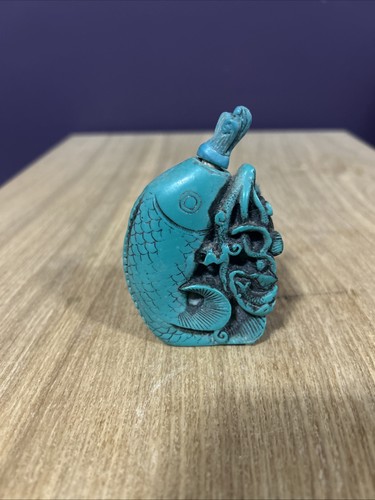 Old chinese turquoise - 3.27",