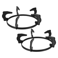 2 Pcs Cast Iron Stove Rack Wok