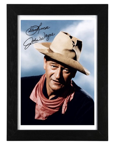 John wayne signed - wayne,