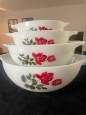 Vintage JAJ Pyrex June Rose