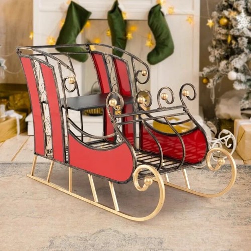 Large christmas santa sleigh - large,