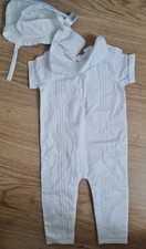 BOYS WHITE/BLUE TRIM SAILOR