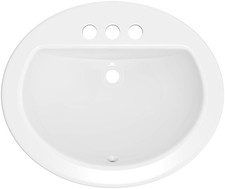 PROFLO PF19164 White 19" Self