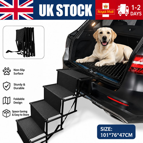 Portable dog car - portable, steps