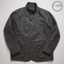 Barbour Brollen Wax Jacket Men’s Large Navy 