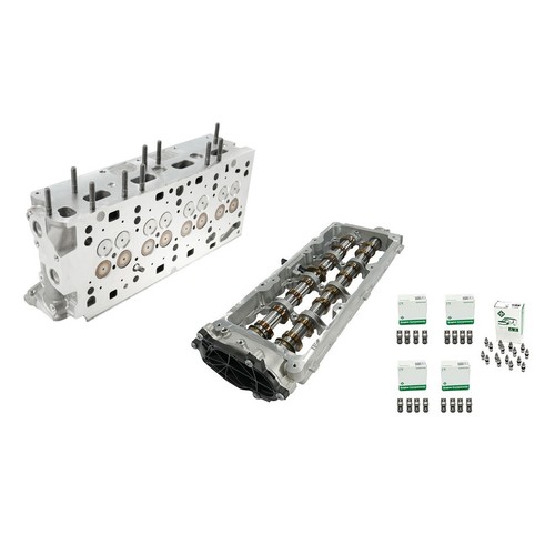 Cylinder head with valves - head,