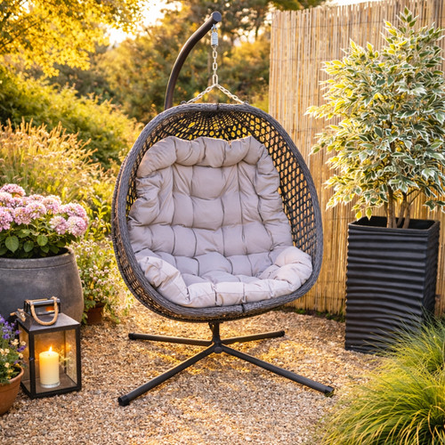 Perth hanging egg chair - chair, garden