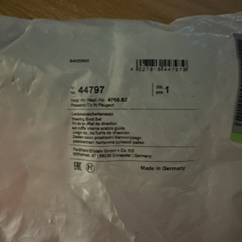 44797 febi bilstein bellow - 44797,
