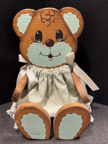 Handpainted wooden sitting - handpainted,