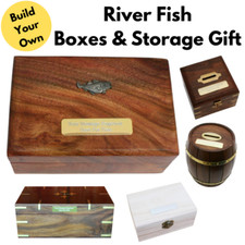 River Fish Wooden Boxes, Post Box & Containers