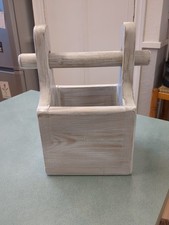 Lovely Quirky Freestanding Wooden Toilet Roll Holder