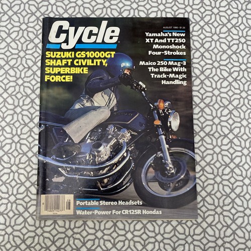 Cycle magazine august 1980 - magazine.,