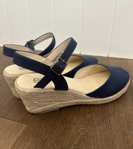 Redoute navy blue suede - redoute,
