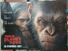 War For The Planet Of The Apes - Quad Cinema Poster
