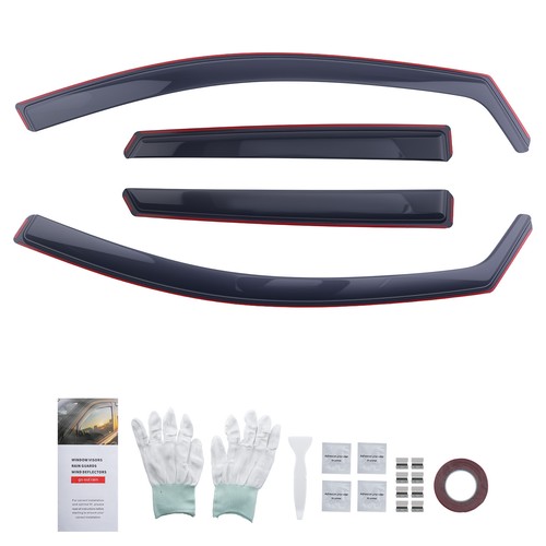 4pcs smoked side visors for - side,