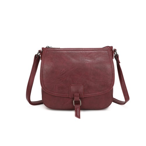 Ladies real leather satchel - leather,