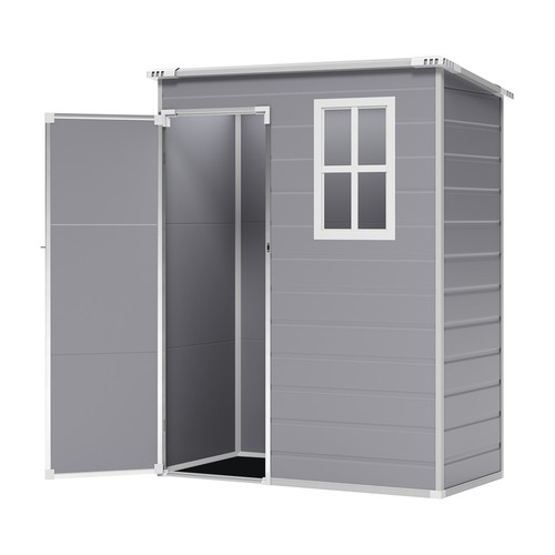 Plastic garden storage shed - plastic,