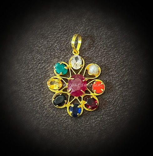 Gem stone pendant indian - gem,