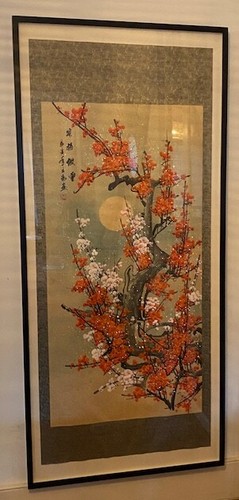 Large framed wall hanging - large,