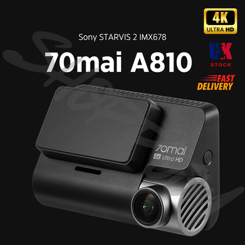 70mai a810 dash cam front - 4k,