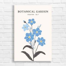 Botanical Garden Floral Canvas
