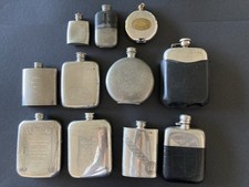 Antique Vintage Hip Flasks