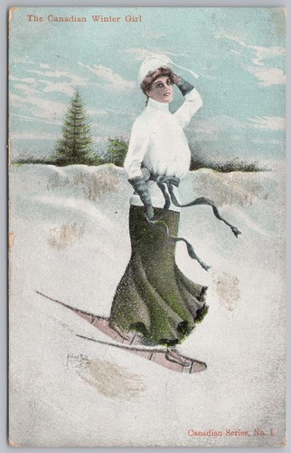 Canadian winter girl - canadian, lady
