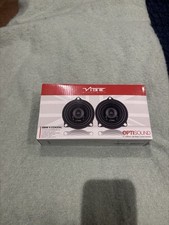 BMW 4XR Series Optisound Speakers Vibe British Audio 2 Way Coaxial Speaker Pair