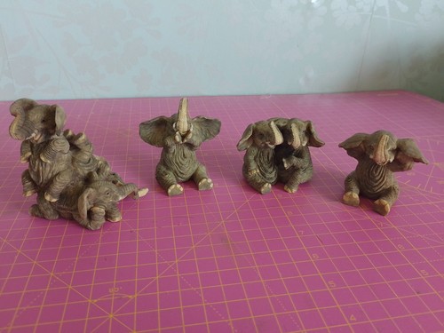 Set elephant figurines - elephant,