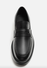 Zara Mens Luxurious Smart Black Loafer UK 7 EU 41  RRP £99.99 Offers Welcome