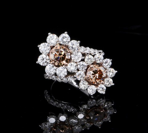 85ct cognac 2 50ct diamond - 1.85ct,