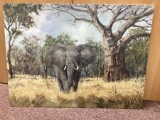 elephant oil painting