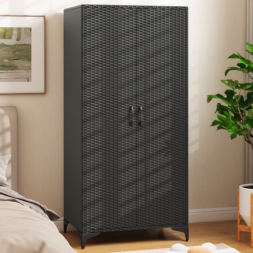 Black rattan cube - black, 4