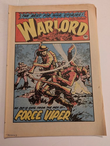 Warlord comic 381 january - no, 381,