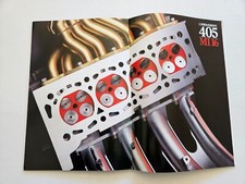 PEUGEOT 405 INC MI16 SALES BROCHURE 1988