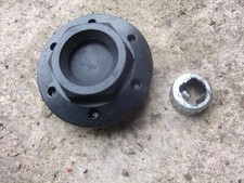 Gilera Ice rear wheel nut captivator and cover