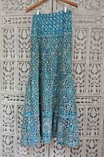 Heavy Indian diamante studded lengha skirt craft fabric silk SKU16115