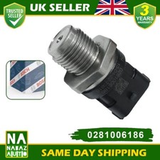 FUEL RAIL HIGH PRESSURE SENSOR FOR RENAULT MEGANE II 2002- ON 0281006186