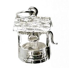 STERLING SILVER MOVING WISHING WELL CHARM