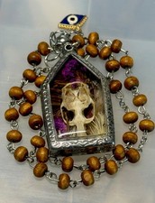 Handcrafted beaded necklace - beaded, w/