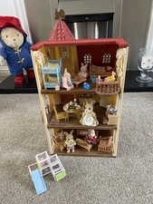 Sylvanian families red roof - red,