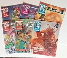 2000 AD 6 x magazines 1992