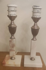 Pair Vintage Table Lamps /