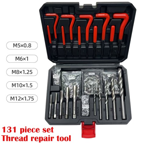 131pcs thread repair kit hss - 131pcs,