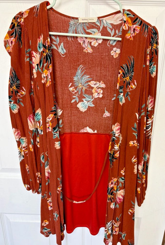 Newbury kustom rust floral - newbury,