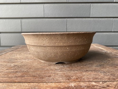 Bonsai pot round bird mud - bonsai,
